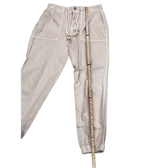 American Eagle Womens Beige Elastic Hem Jogger Pants Size 2 Regular - Picture 5 of 8